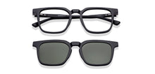 Load image into Gallery viewer, Black Square Full Rim Unisex Eyeglasses by Lenskart Air-222564