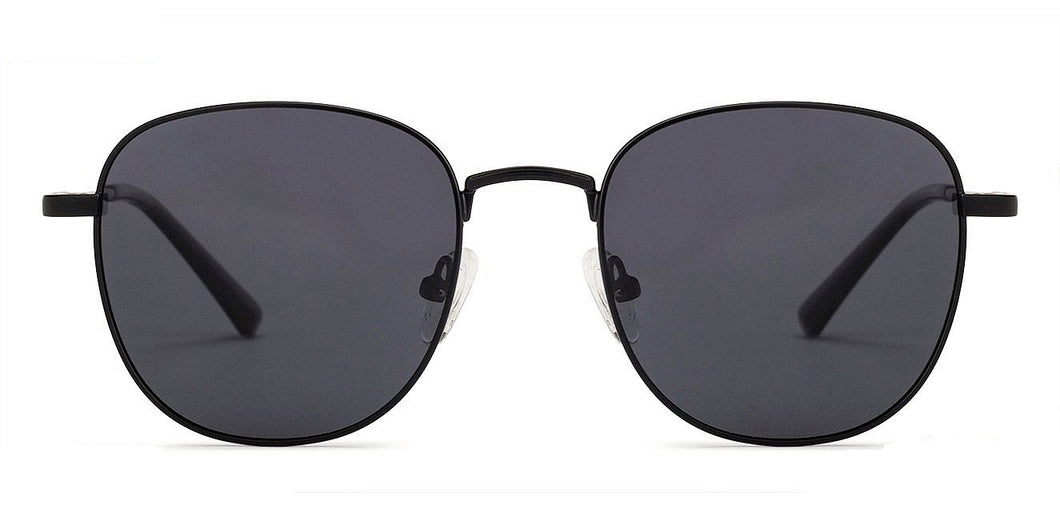 Black Round Full Rim Unisex Sunglasses by Vincent Chase Polarized-138423