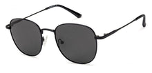 Load image into Gallery viewer, Black Round Full Rim Unisex Sunglasses by Vincent Chase Polarized-138423