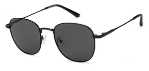 Black Round Full Rim Unisex Sunglasses by Vincent Chase Polarized-138423