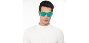 Green Wayfarer Full Rim Unisex Sunglasses by Vincent Chase Online-206278