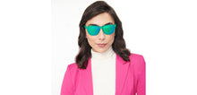 Load image into Gallery viewer, Green Wayfarer Full Rim Unisex Sunglasses by Vincent Chase Online-206278