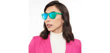 Load image into Gallery viewer, Green Wayfarer Full Rim Unisex Sunglasses by Vincent Chase Online-206278