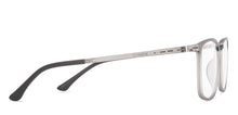Load image into Gallery viewer, Matte Grey Rectangle Full Rim Unisex Eyeglasses by Lenskart Air-219359