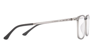 Matte Grey Rectangle Full Rim Unisex Eyeglasses by Lenskart Air-219359