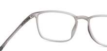 Load image into Gallery viewer, Matte Grey Rectangle Full Rim Unisex Eyeglasses by Lenskart Air-219359