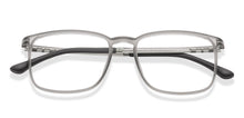 Load image into Gallery viewer, Matte Grey Rectangle Full Rim Unisex Eyeglasses by Lenskart Air-219359