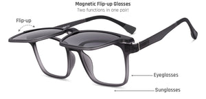 Matte Grey Rectangle Full Rim Unisex Eyeglasses by Lenskart Air-222522