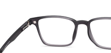 Load image into Gallery viewer, Matte Grey Rectangle Full Rim Unisex Eyeglasses by Lenskart Air-222522