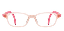 Load image into Gallery viewer, Matte Pink Rectangle Full Rim Kids Eyeglasses by Hooper-220031