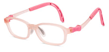 Load image into Gallery viewer, Matte Pink Rectangle Full Rim Kids Eyeglasses by Hooper-220031