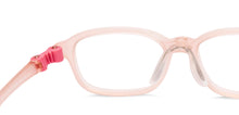 Load image into Gallery viewer, Matte Pink Rectangle Full Rim Kids Eyeglasses by Hooper-220031