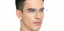 Load image into Gallery viewer, Pink Round Rimless Unisex Eyeglasses by Lenskart Air-224232