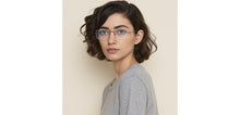 Load image into Gallery viewer, Gunmetal Rectangle Rimless Unisex Eyeglasses by Vincent Chase-217722