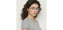 Load image into Gallery viewer, Gunmetal Rectangle Rimless Unisex Eyeglasses by Vincent Chase-217722