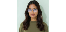 Load image into Gallery viewer, Gunmetal Rectangle Rimless Unisex Eyeglasses by Vincent Chase-229221