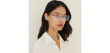 Load image into Gallery viewer, Gunmetal Rectangle Rimless Unisex Eyeglasses by Vincent Chase-229221