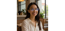 Load image into Gallery viewer, Gunmetal Rectangle Rimless Unisex Eyeglasses by Vincent Chase-229221