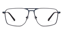 Load image into Gallery viewer, Navy Geometric Full Rim Unisex Eyeglasses by Lenskart-235465