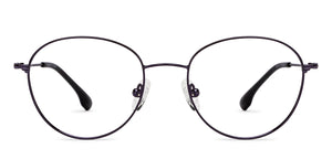 Navy Blue Round Full Rim Unisex Eyeglasses by Vincent Chase-201318