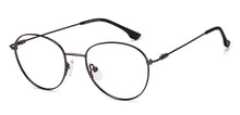 Load image into Gallery viewer, Navy Blue Round Full Rim Unisex Eyeglasses by Vincent Chase-201318