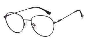 Navy Blue Round Full Rim Unisex Eyeglasses by Vincent Chase-201318
