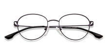 Load image into Gallery viewer, Navy Blue Round Full Rim Unisex Eyeglasses by Vincent Chase-201318