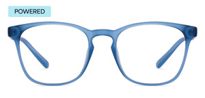 Blue Wayfarer Full Rim Unisex Eyeglasses by Hooper-216771