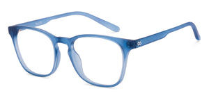 Blue Wayfarer Full Rim Unisex Eyeglasses by Hooper-216771