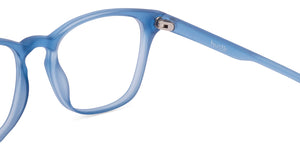 Blue Wayfarer Full Rim Unisex Eyeglasses by Hooper-216771