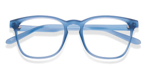 Blue Wayfarer Full Rim Unisex Eyeglasses by Hooper-216771