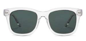 Transparent Square Full Rim Unisex Sunglasses by OJOS-210191