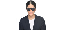 Load image into Gallery viewer, Black Square Full Rim Unisex Sunglasses by OJOS-210195