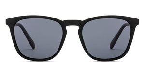 Black Square Full Rim Unisex Sunglasses by OJOS-210195