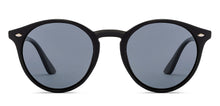 Load image into Gallery viewer, Black Round Full Rim Unisex Sunglasses by OJOS-210197