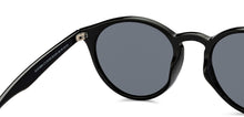 Load image into Gallery viewer, Black Round Full Rim Unisex Sunglasses by OJOS-210197