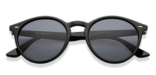 Load image into Gallery viewer, Black Round Full Rim Unisex Sunglasses by OJOS-210197