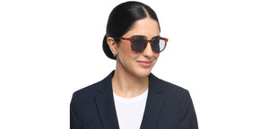 Tortoise Round Full Rim Unisex Sunglasses by OJOS-210201