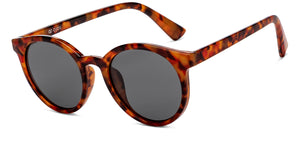 Tortoise Round Full Rim Unisex Sunglasses by OJOS-210201