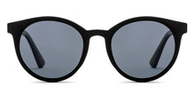 Load image into Gallery viewer, Black Round Full Rim Unisex Sunglasses by OJOS-210202