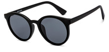 Load image into Gallery viewer, Black Round Full Rim Unisex Sunglasses by OJOS-210202