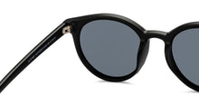 Load image into Gallery viewer, Black Round Full Rim Unisex Sunglasses by OJOS-210202