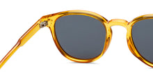 Load image into Gallery viewer, Yellow Transparent Round Full Rim Unisex Sunglasses by OJOS-210203