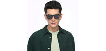 Load image into Gallery viewer, Black Round Full Rim Unisex Sunglasses by OJOS-210204