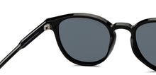 Load image into Gallery viewer, Black Round Full Rim Unisex Sunglasses by OJOS-210204