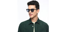 Load image into Gallery viewer, Black Round Full Rim Unisex Sunglasses by OJOS-210205