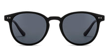 Load image into Gallery viewer, Black Round Full Rim Unisex Sunglasses by OJOS-210205