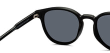 Load image into Gallery viewer, Black Round Full Rim Unisex Sunglasses by OJOS-210205