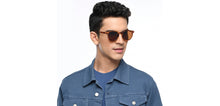 Load image into Gallery viewer, Tortoise Round Full Rim Unisex Sunglasses by OJOS-210206