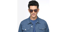 Load image into Gallery viewer, Tortoise Round Full Rim Unisex Sunglasses by OJOS-210206